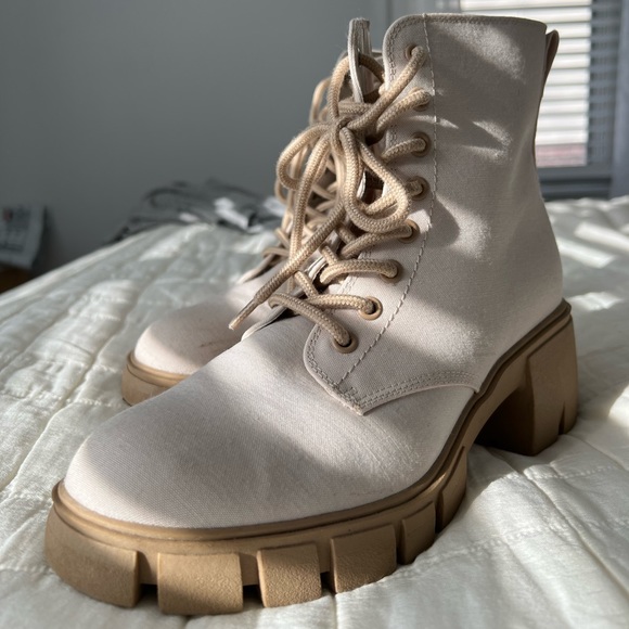 Universal Thread Shoes Target Universal Thread Kolbi Combat Boot Offwhite Poshmark